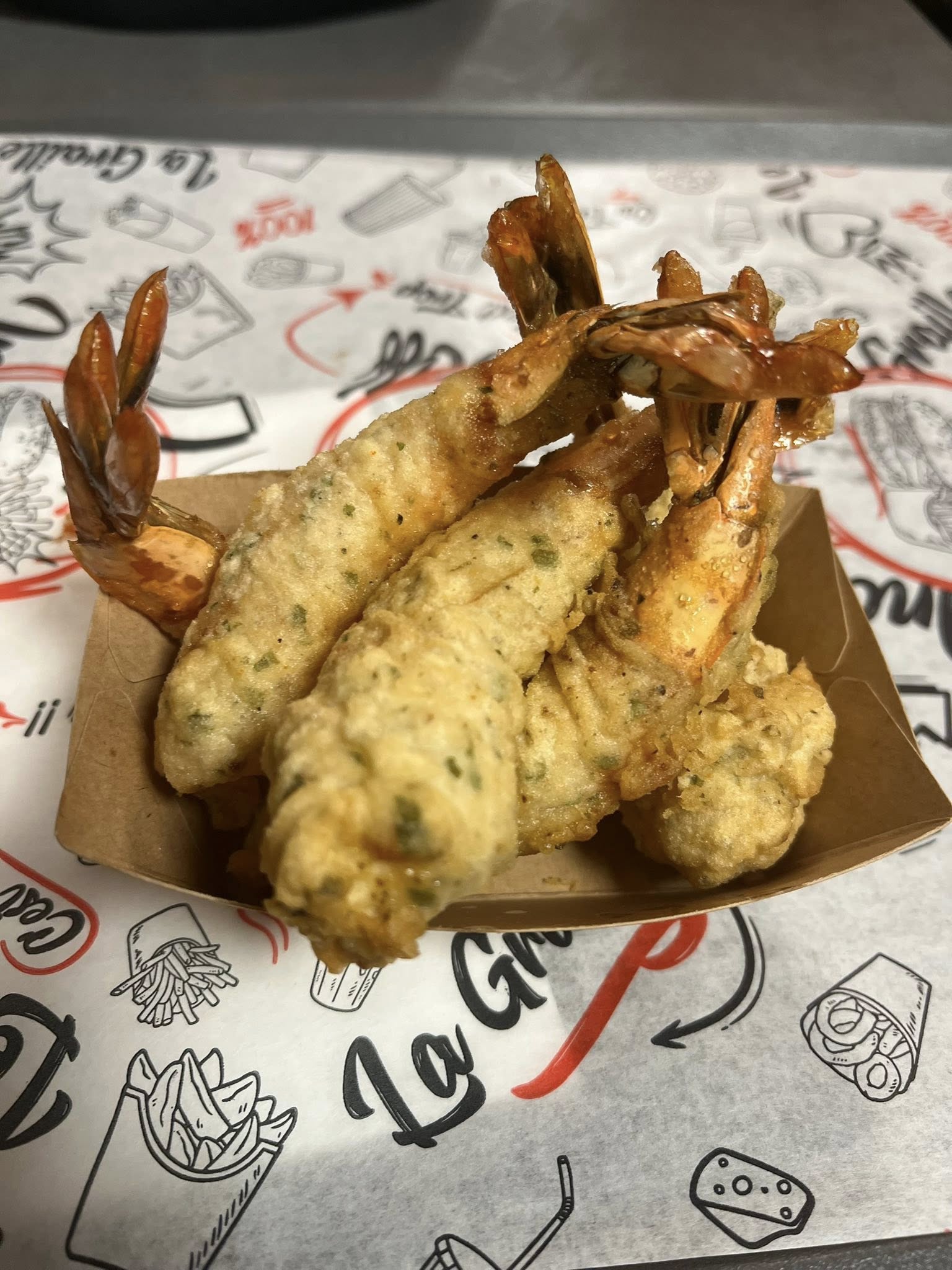 Crevettes croustillantes